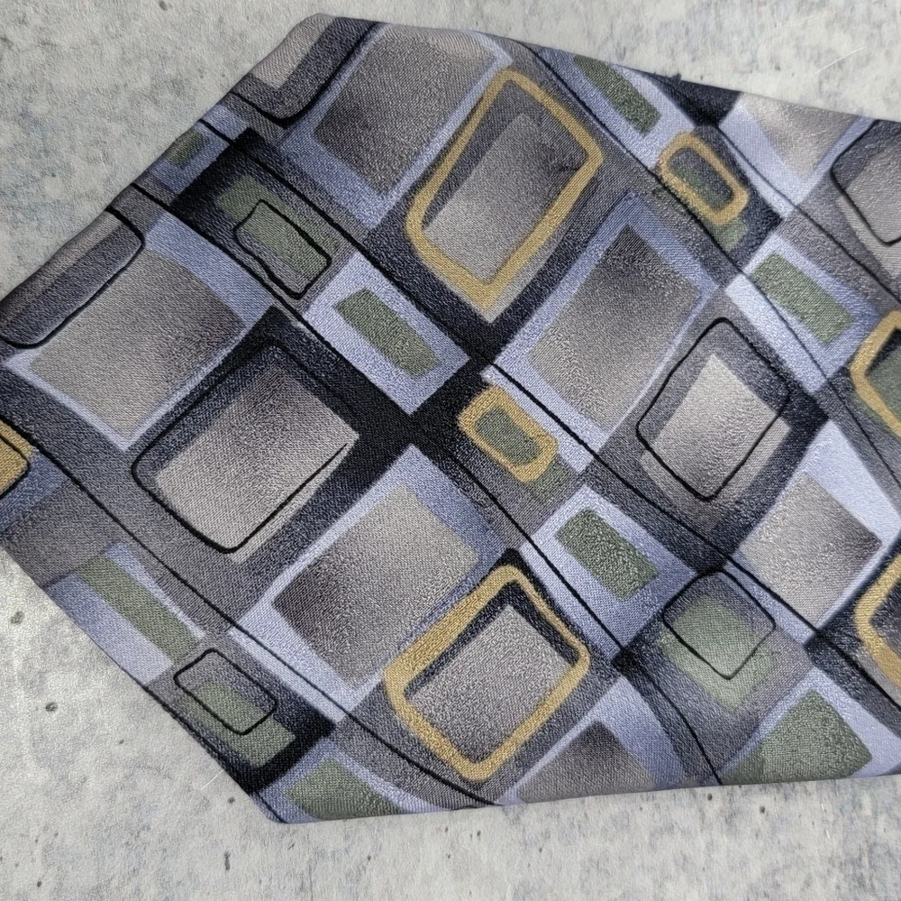 J. Garcia | 2008 Nevsky Limited Edition Geometric Print Tie